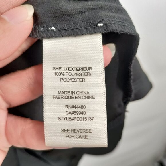 New Fourteenth Place Cut Out Cross Neck Sleeveless Cocktail Dress Medium Black - Picture 7 of 13